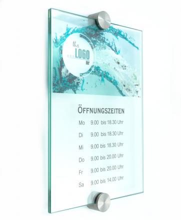 Türschild VITRUM Point 299/212/P2 für DIN A4